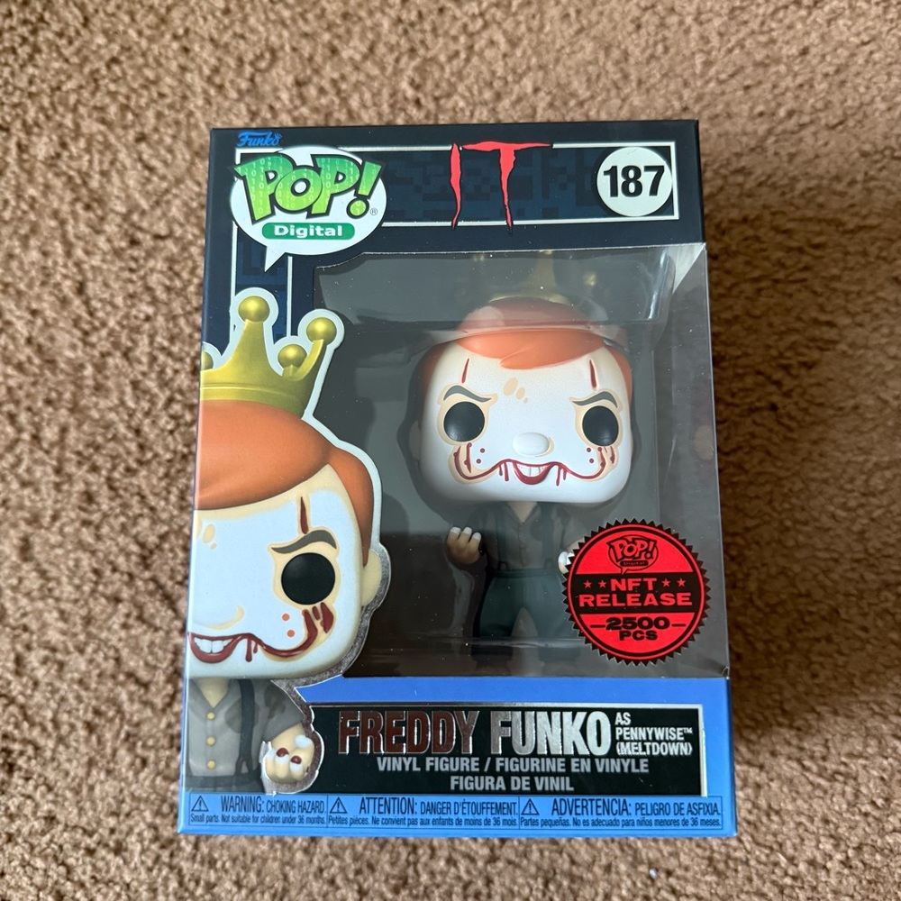 Freddy Funko as Pennywise Meltdown NFT Funko Pop